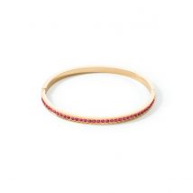 Coeur De Lion Rose Gold Pink Crystal Bracelet