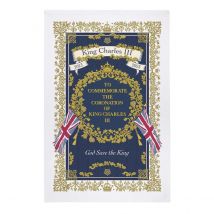 Ulster Weavers King Charles III Coronation Regal Tea Towel
