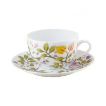 Raynaud Paradis White Tea Cup and Saucer,  5.7cm