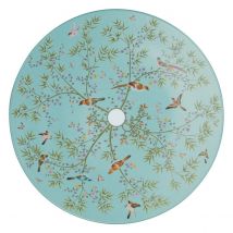 Raynaud Paradis Turquoise Coupe Flat Plate,  32 cm