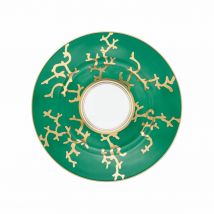 Raynaud Cristobal Emeraude Rim Flat Plate,  22 cm Diameter