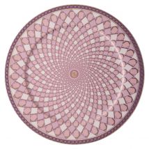 Swarovski Signum Porcelain Service Plate 33 cm, Rose