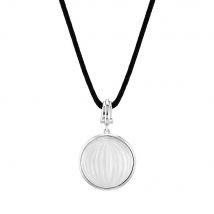 Lalique Vibrante Pendant, Silver