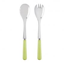 Sabre Gingham Light Green 27cm Salad Set (2pcs)