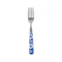 Sabre Hawaiian Flowers Lapis Blue 16cm Cake Fork