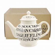 Emma Bridgewater Black Toast All Over 4 Mug Teapot (Boxed)