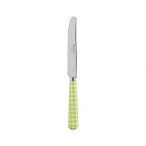 Sabre Gingham Light Green 17cm Breakfast Knife