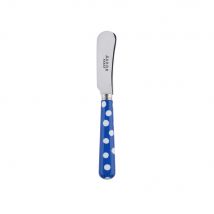 Sabre White Dots Lapis Blue 14cm Butter Spreader