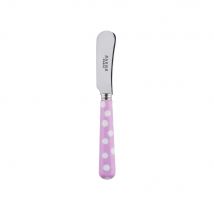 Sabre White Dots Pink 14cm Butter Spreader