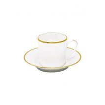 Haviland Orsay Gold Coffee Cup and Saucer