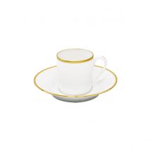 Haviland Orsay Gold Espresso Cup and Saucer