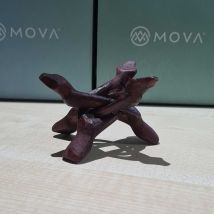 Wooden 3 Pronged Finished 4.5'' Globe Stand