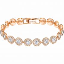Swarovski Angelic Bracelet, White, Rose Gold Plated
