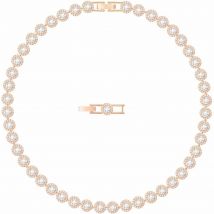 Swarovski Angelic All-Around Necklace, White, Rose Gold Plated