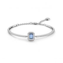 Swarovski Millenia Bangle Silver, Chrome, Blue Crystal