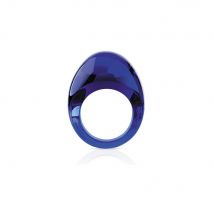 Lalique Cabochon Cap-Ferrat Blue Ring, Size 55