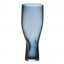 Orrefors 34cm Blue Squeeze Vase