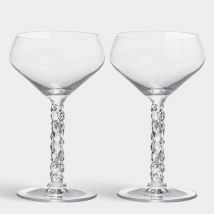 Orrefors Carat Coupe Glass, Set of 2