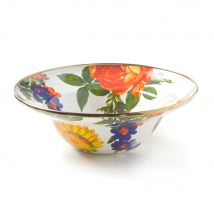 Mackenzie-Childs Flower Market White Breakfast Bowl