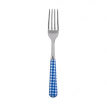 Sabre Gingham Lapis Blue 19cm Salad Fork