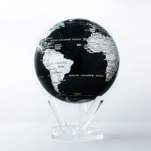 MOVA Silver & Black Metallic 6 Inch Globe