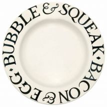 Emma Bridgewater Black Toast 10 1/2 Inch Dinner Plate