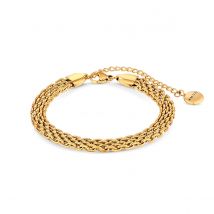 Amori Herringbone Bracelet, Gold