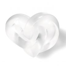Lalique Heart Clear Paperweight
