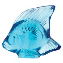 Lalique Pale Blue Fish