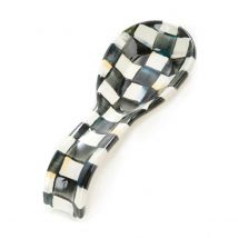 Mackenzie-Childs Courtly Check Enamel Spoon Rest