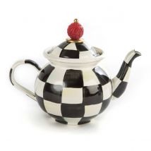 Mackenzie-Childs Courtly Check Tea For Me Pot