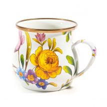 Mackenzie-Childs Flower Market White Mug