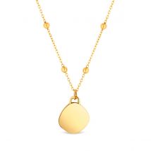 Amori Pebble Necklace, Gold