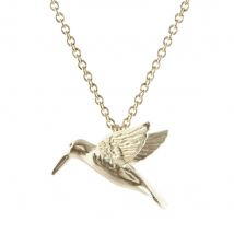 Alex Monroe Hummingbird Necklace, Sterling Silver