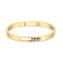 Amori Tri Bangle, Gold