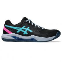 ASICS GEL DEDICATE 8 Padel Negro/Energy Aqua SS25 (Zapatillas)