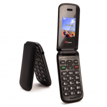 Returned Resale - TTfone Black TT140 with USB Cable and O2 Pay As You Go