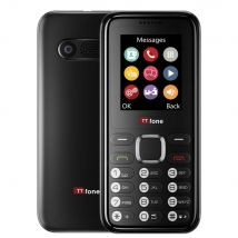 Returned Resale - TTfone TT150 Black Dual SIM Mobile with USB Cable