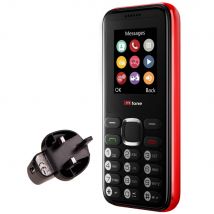 Returned Resale - TTfone TT150 Red Dual SIM Mobile with Mains Charger