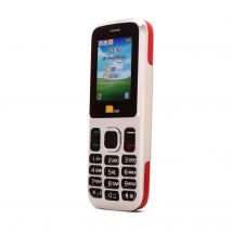 TTfone TT130 Dual SIM | Easy to Use Mobile Phone | TTfone.com Red / with Mains Charger +£4.99 / Vodafone