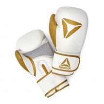 Reebok Combat Boxing Gloves White/Gold