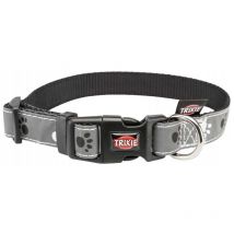 TRIXIE HALSBAND SILBER REFLEKT SCHWARZ/SILBERGRAU