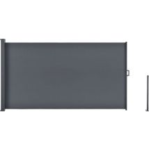 Juskys Windschutzscheibe – verstellbar – 500 x 180 cm – Anthrazit