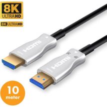 Drivv. Premium HDMI Kabel 2.1 - AOC - HDMI Kabel 10 Meter - Ultra HD High Speed 8K - Geeignet für Xbox Serie X & PS5 - HDMI 2.1