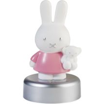 Bambolino Toys miffy Nachtlicht - rosa - 16 cm - weiches LED-Licht