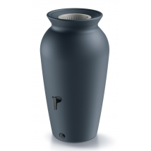 VELCAN Regentonne 120 L - Anthrazit mit Wasserhahn
