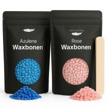 Soft & Silky Wax Beans 1 kg - Hartwachsperlen - Inkl. 60 Spatel - Blau oder Rosa - Für Wachsgerät
