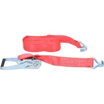 All Ride Zurrgurt mit Ratsche - Zurrgurt 9 Meter - Max. 2000KG - Nylon - Rot