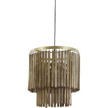 Light & Living Hängeleuchte Gularo - Ø45x43 cm - Braun - Rustikal & Luxe
