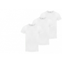 Milanoro - 3er-Set weiche Bambus-Shirts - Weiß - Größe XXL - Atmungsaktiv und bequem für den täglichen Gebrauch